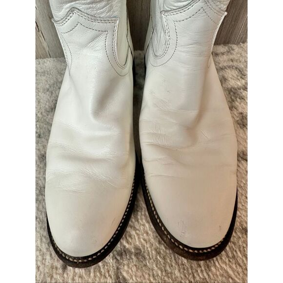 Vintage Justin Roper Leather Boot Size 6.5B - Picture 5 of 10